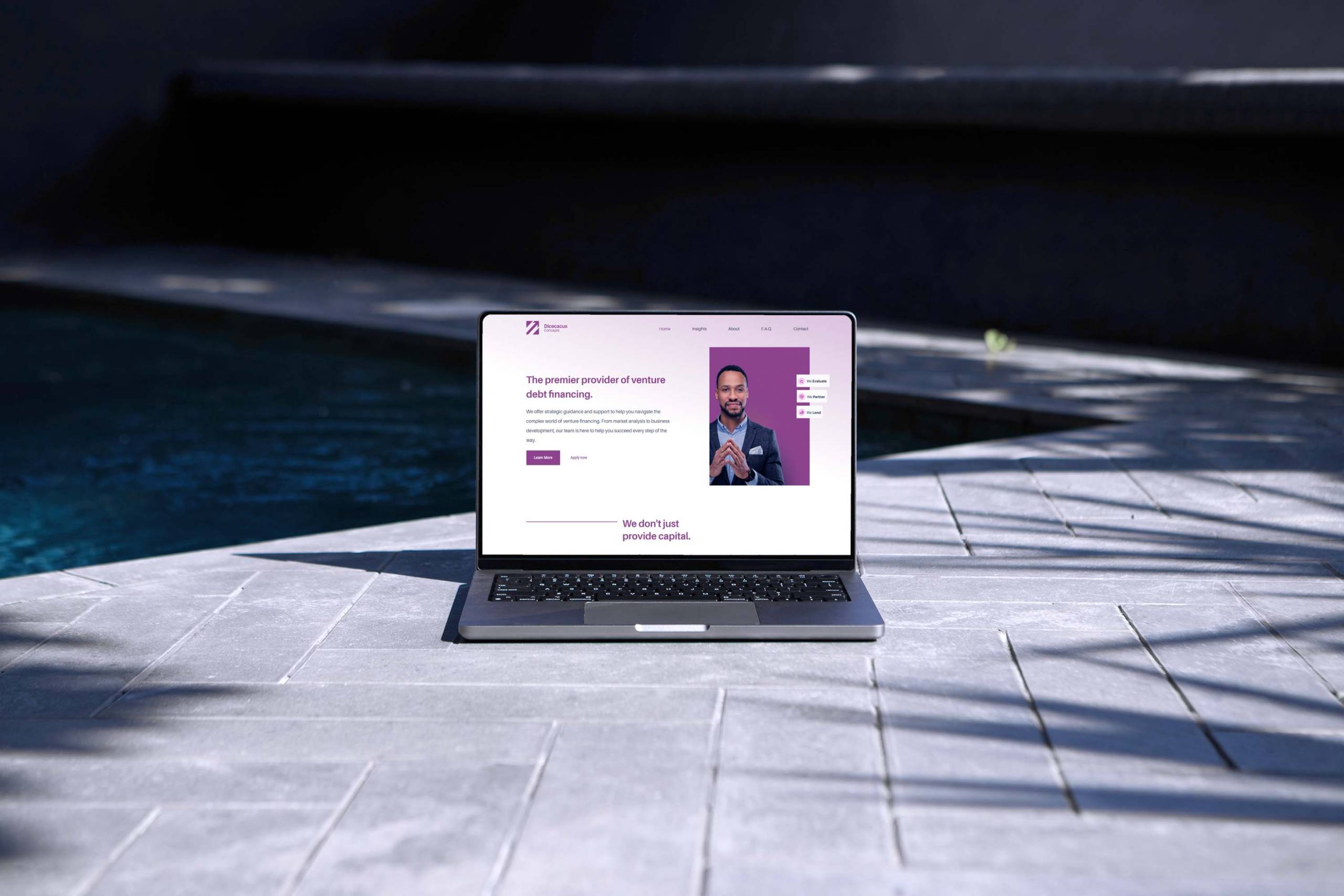 Branding and website design for Dicecacus Concepts.